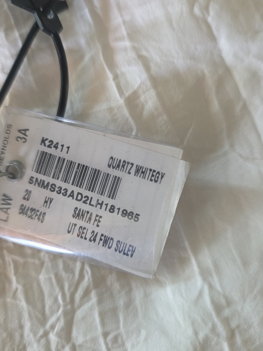 Genuine Hyundai Smart Remote Key Fob, typically compatible with models like the